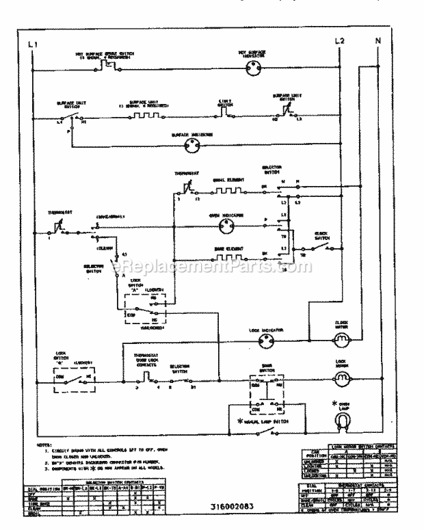 Tappan TEF357BCDA Freestanding, Electric Tappan Electric Range - 5995270641 Wiring Diagram Diagram