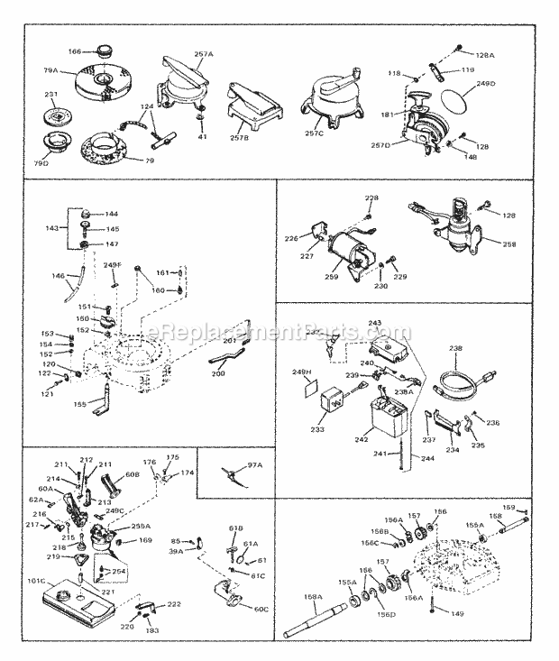 Tecumseh LAV35-40901K 4 Cycle Vertical Engine Engine Parts List #2 Diagram