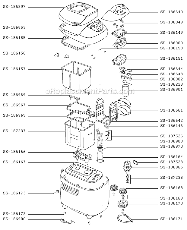 Black Decker Breadmaker Parts Model BMH200 Instruction Manual Recipes
