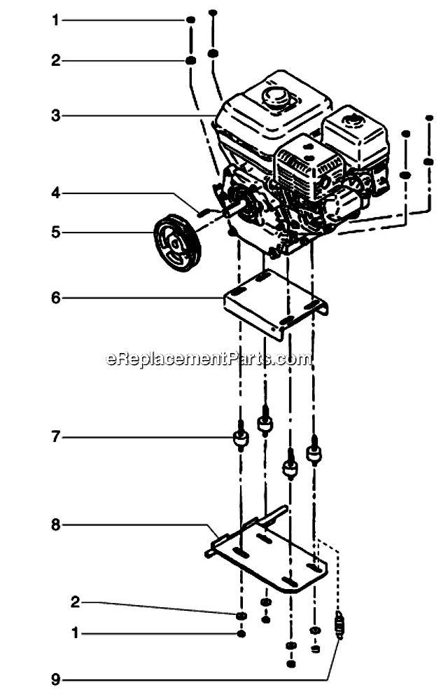 Titan 6900 (759-695) (1 Gun Self-Propelled) PowrLiner Gas Convertokit Diagram