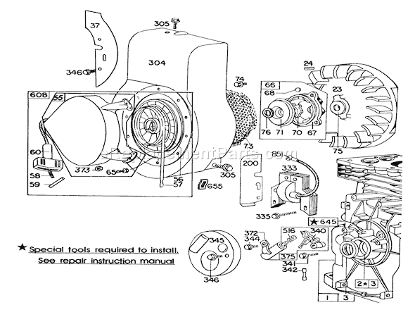 Toro 03104 (4000001-4999999)(1974) Lawn Tractor Page E Diagram