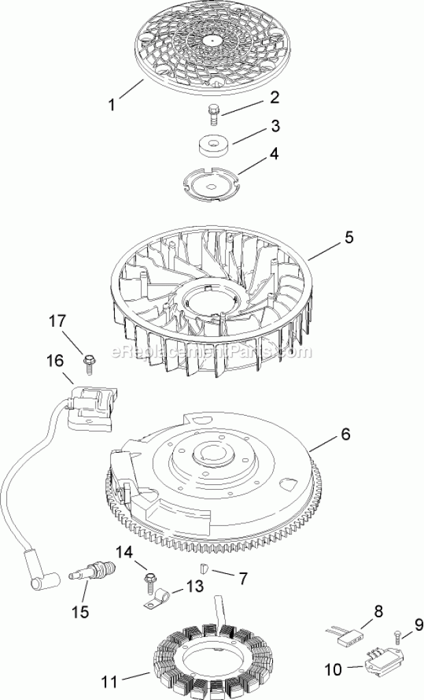 Toro 14AQ81RP744 (1A136H30000-) Lawn Tractor Ignition and Electrical Assembly Kohler Sv730-0018 Diagram