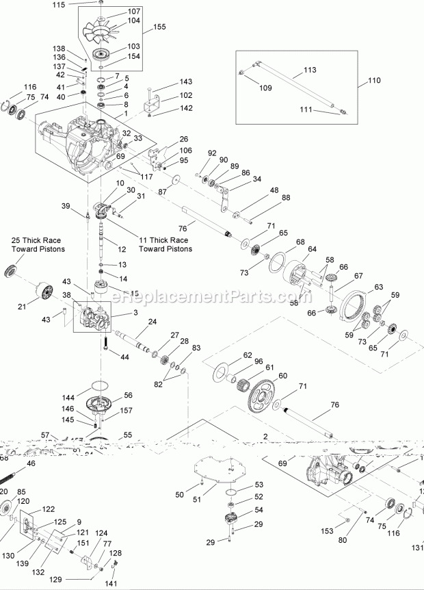 Toro 14AQ81RP744 (1A136H30000-) Lawn Tractor Page Y Diagram