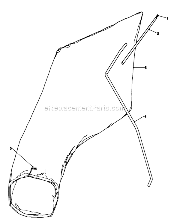Toro 16165 (4000001-4999999)(1984) Lawn Mower Giant Bagging Kit No. 29-9750 Diagram