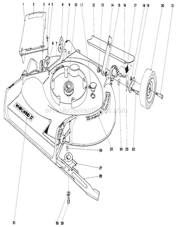 Toro 16277 (9000001-9999999)(1979) Lawn Mower Page M Diagram