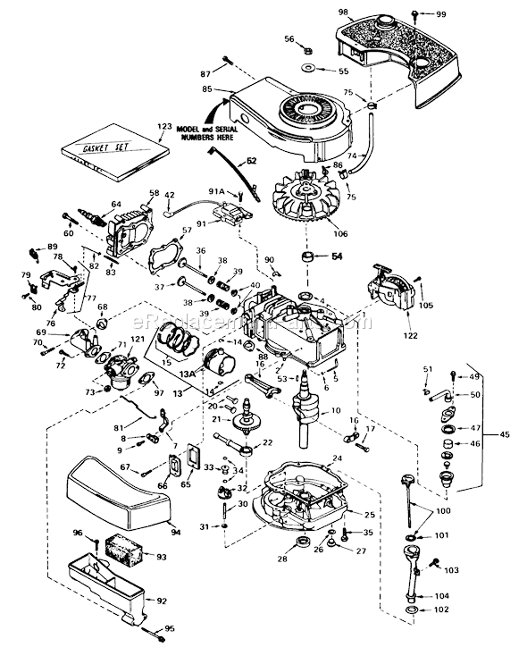 Toro 16299 (5000001-5999999)(1985) Lawn Mower Page D Diagram