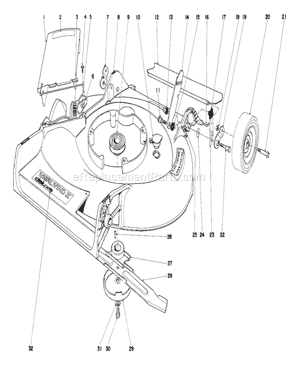 Toro 16360 (9000001-9999999)(1979) Lawn Mower Page O Diagram