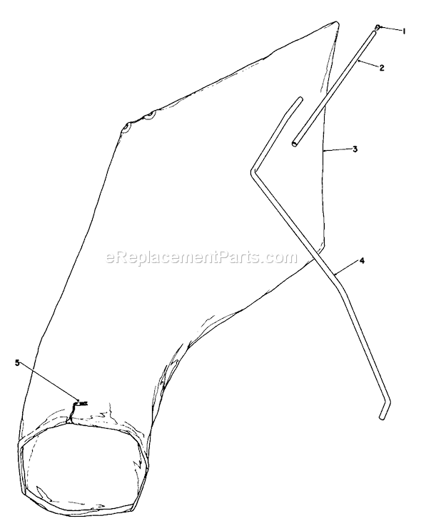 Toro 16400 (2000001-2999999)(1992) Lawn Mower Giant Bagging Kit Diagram