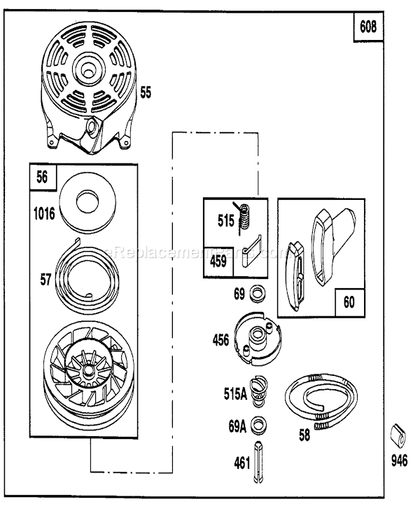 Toro 16403 (1000001-1999999)(1991) Lawn Mower Page G Diagram
