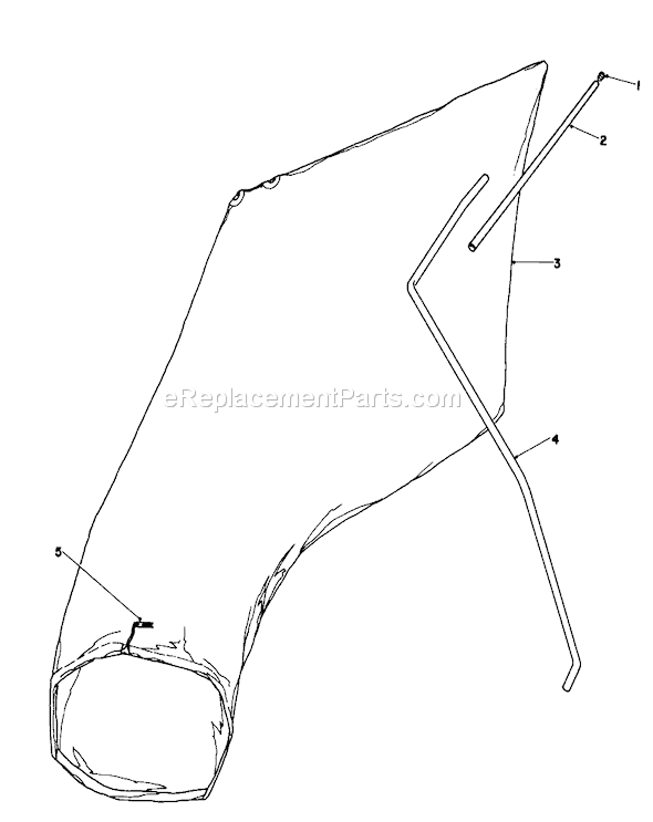 Toro 16771 (3000001-3999999)(1983) Lawn Mower Giant Bagging Kit Diagram