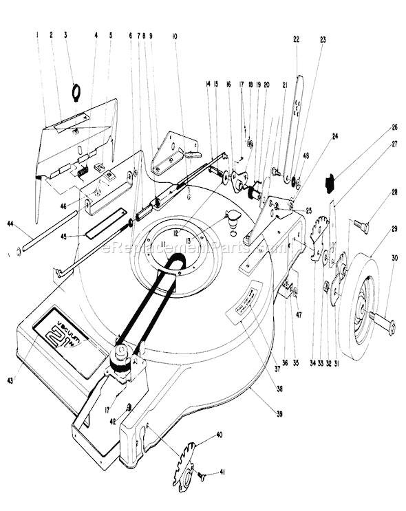 Toro 16800 (9000001-9999999)(1979) Lawn Mower Page K Diagram