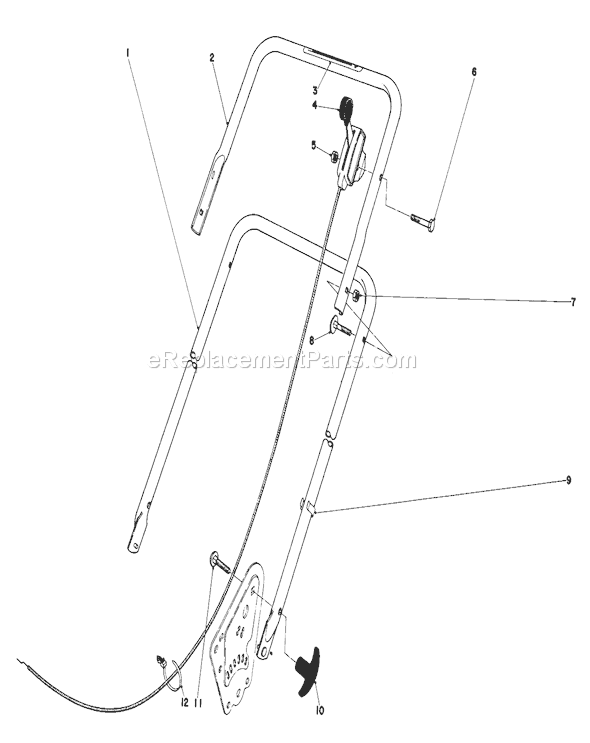 Toro 16820 (9000001-9999999)(1979) Lawn Mower Page H Diagram