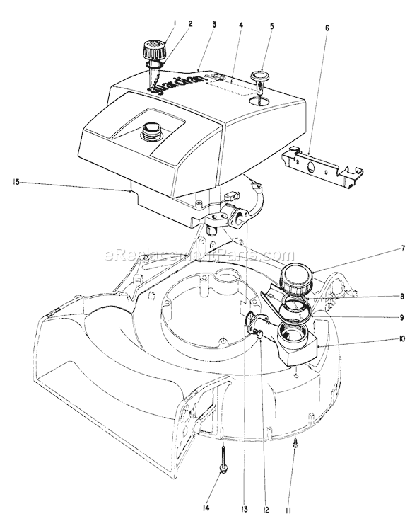 Toro 19173 (3000001-3999999)(1973) Lawn Mower Engine Diagram