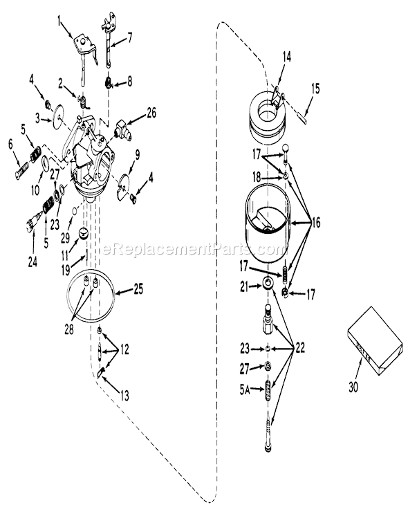 Toro 19224 (0000001-0999999)(1970) Lawn Mower Carburetor Diagram