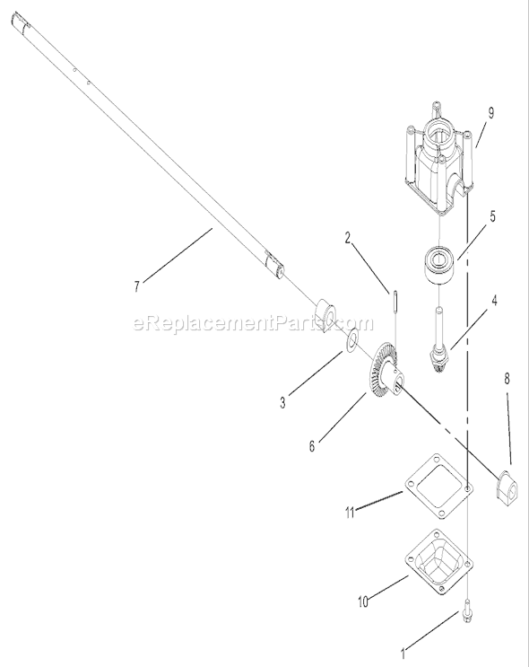 Toro 20005 (250000001-250999999)(2005) Lawn Mower Transmission Assembly Diagram