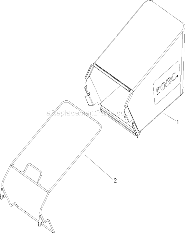 Toro 20005 (250000001-250999999)(2005) Lawn Mower Recoil Starter Assembly No. 590702 (Optional) Tecumseh Lv195ea-362003b Diagram