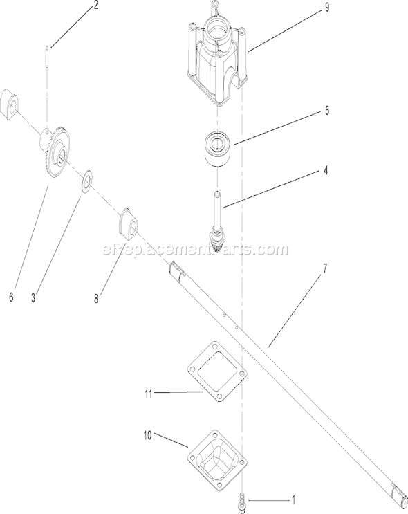 Toro 20017 (250000001-250999999)(2005) Lawn Mower Transmission Assembly Diagram