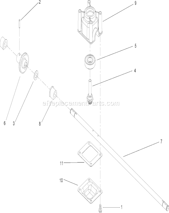 Toro 20067 (270000001-270999999)(2007) Lawn Mower Starter Assembly Briggs and Stratton 126t05-0115-B1 Diagram