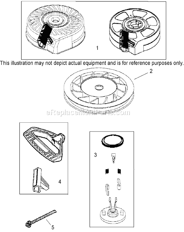 Toro 20079 (260000001-260999999)(2006) Lawn Mower Recoil Starter Assembly No. 590702 (Optional) Tecumseh Lv195ea-362004d Diagram