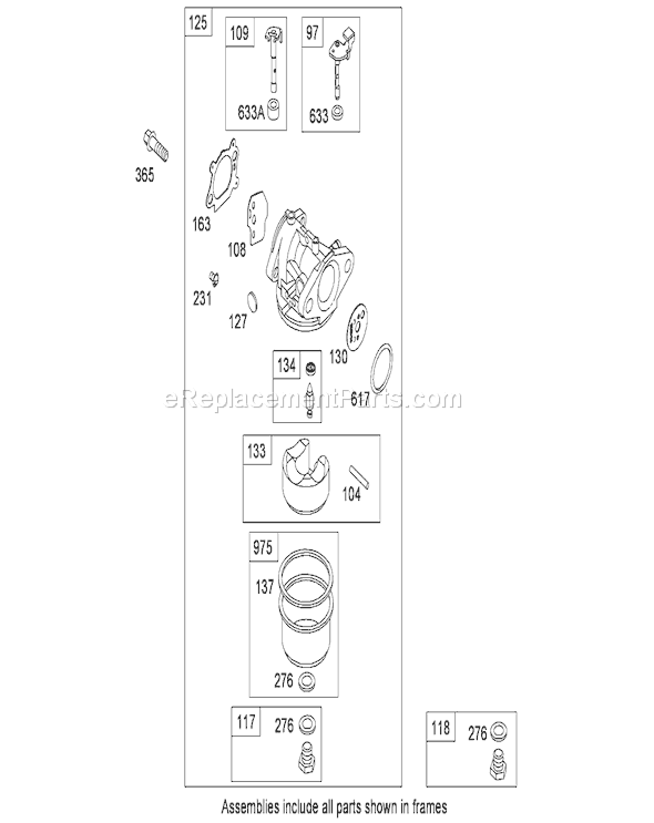 Toro 20090 (290000001-290999999)(2009) Lawn Mower Carburetor Assembly Briggs and Stratton 126t02-0224-B1 Diagram