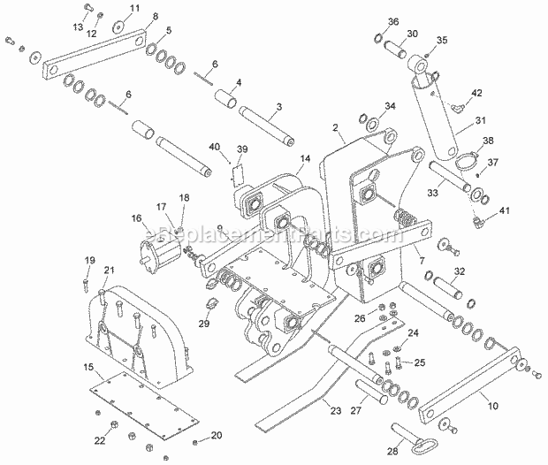 Toro 2011 Maxisneaker, Maxi Sneaker Series E Trencher Basic Plow - P40 Diagram