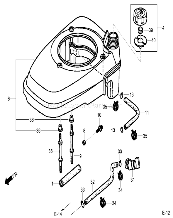 Toro 20194 (290000001-290999999)(2009) Lawn Mower Fan Cover Assembly Honda Gcv160a Nbl1 Diagram