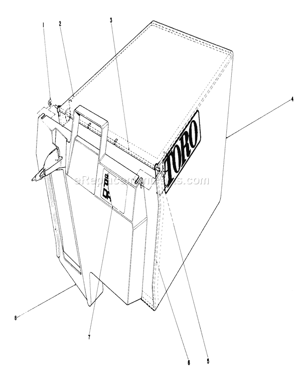 Toro 20219 (1000001-1999999)(1991) Lawn Mower Page N Diagram
