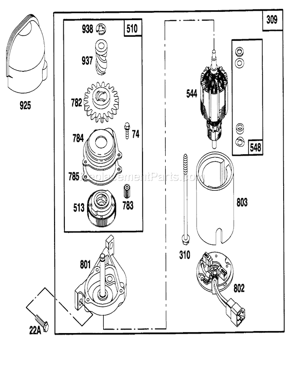 Toro 20466 (5900001-5999999)(1995) Lawn Mower Page R Diagram