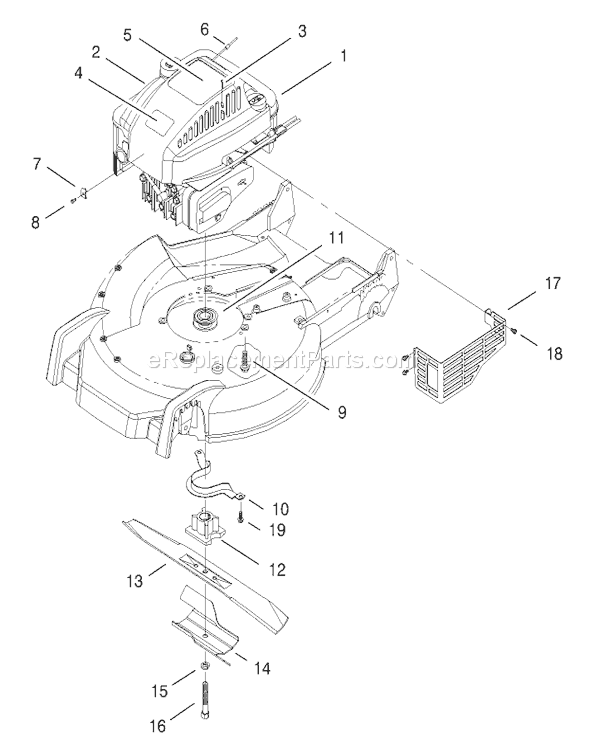 Toro 20470 (7900001-7999999)(1997) Lawn Mower Engine Diagram