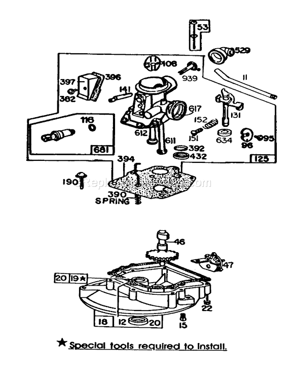 Toro 20560 (3000001-3999999)(1983) Lawn Mower Page C Diagram