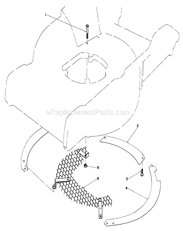Toro 20577 (4000001-4999999)(1984) Lawn Mower Leaf Shredder Kit Diagram