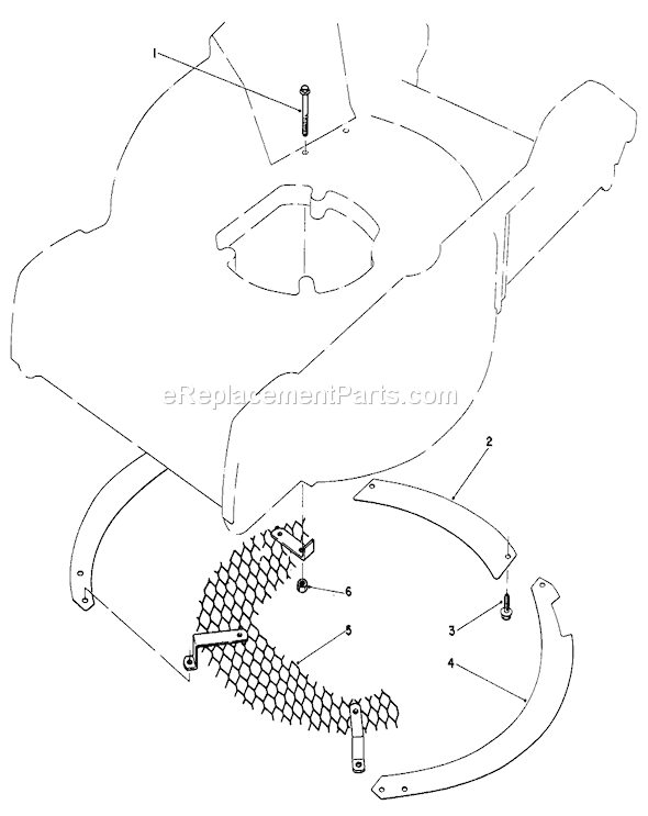 Toro 20577 (5000001-5999999)(1985) Lawn Mower Leaf Shredder Kit Diagram
