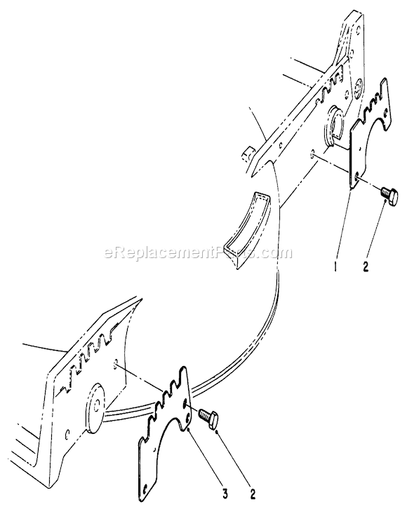 Toro 20620C (8000001-8999999)(1988) Lawn Mower Wear Plate Kit Diagram