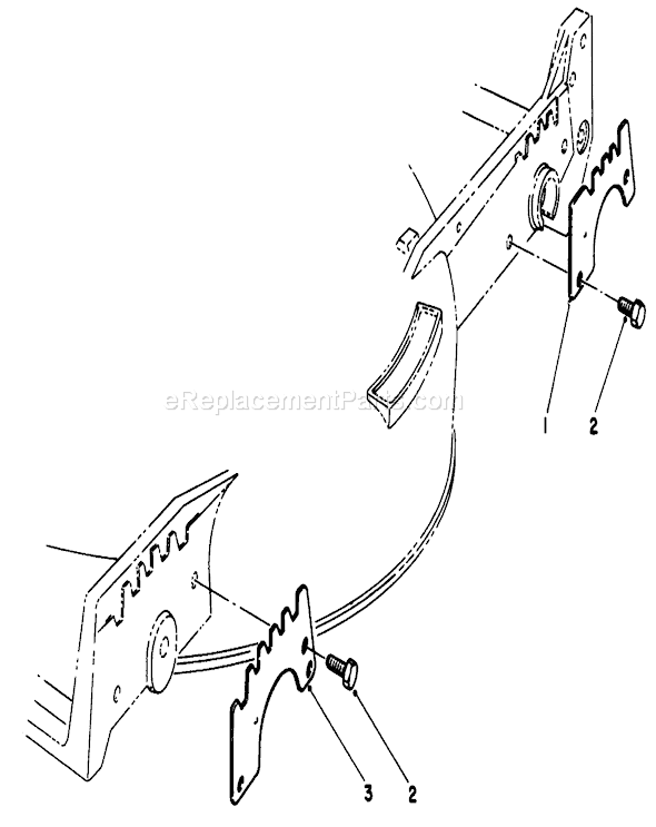 Toro 20626C (7000001-7999999)(1987) Lawn Mower Wear Plate Diagram