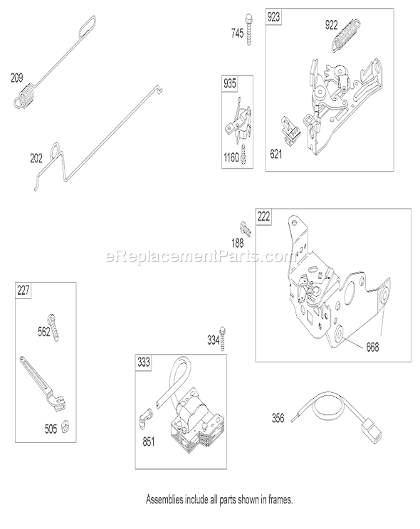 Toro 20656 (250000001-250999999)(2005) Lawn Mower Handle Assembly Diagram