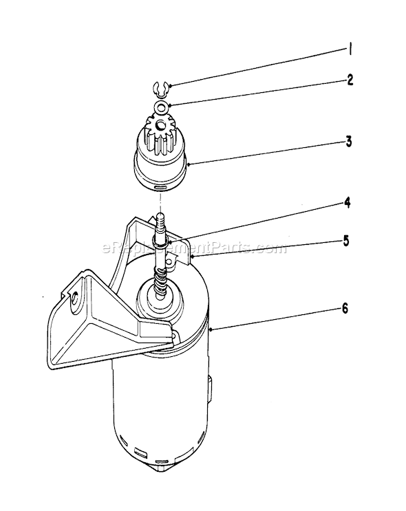 Toro 20657 (7000001-7999999)(1977) Lawn Mower Starter Assembly Diagram