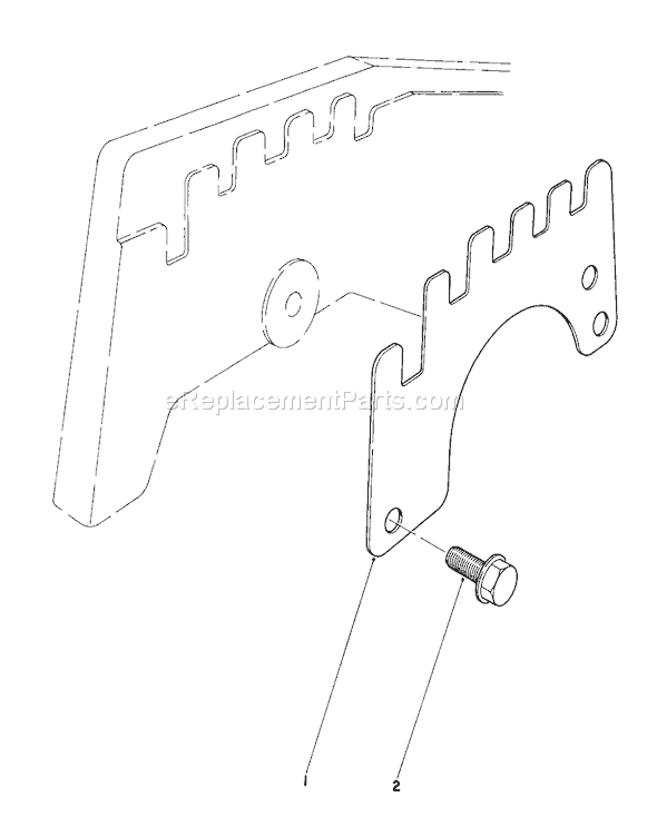 Toro 20672 (3000001-3999999)(1983) Lawn Mower Wear Plate Kit Diagram