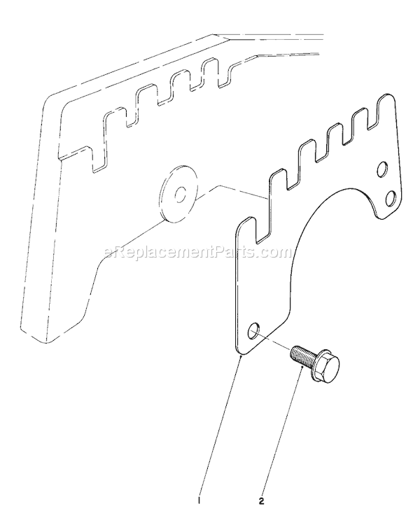 Toro 20674 (3000001-3999999)(1983) Lawn Mower Wear Plate Kit Diagram