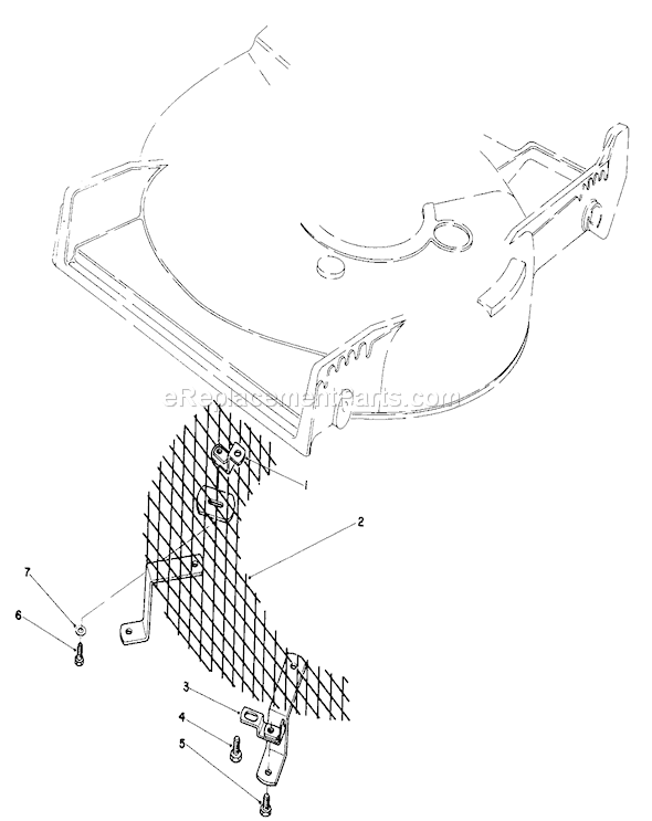 Toro 20674 (3000001-3999999)(1983) Lawn Mower Leaf Shredder Kit Diagram