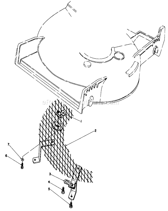 Toro 20676 (4000001-4999999)(1984) Lawn Mower Leaf Shredder Kit Diagram