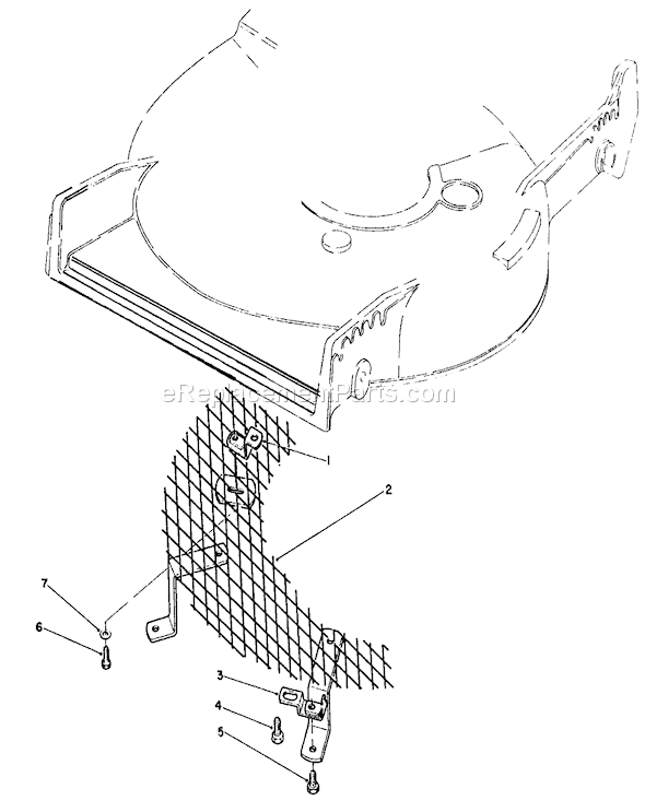 Toro 20677 (9000001-9999999)(1989) Lawn Mower Leaf Shredder Kit Diagram