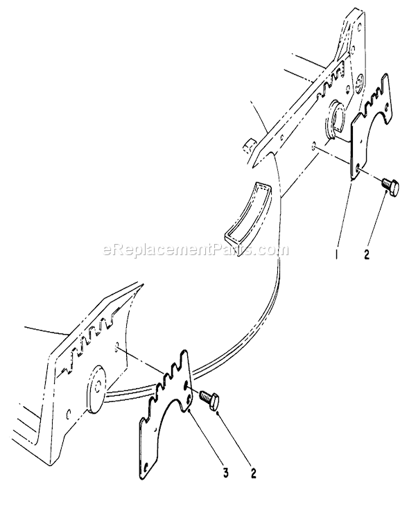 Toro 20677 (9000001-9999999)(1989) Lawn Mower Wear Plate Kit Diagram