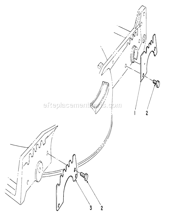 Toro 20715C (5000001-5999999)(1985) Lawn Mower Wear Plate Diagram