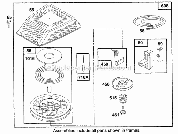 Toro 20922BC (59000001-59999999) (1995) 48cm Rear Bagging Lawnmower Page I Diagram