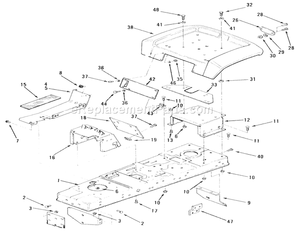 Toro 22-17KE01 (1988) Lawn Tractor Page Q Diagram