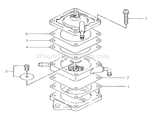 Toro 22-17KE01 (1988) Lawn Tractor Fuel Pump Diagram