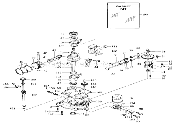 Toro 22-17KE01 (1988) Lawn Tractor Page U Diagram