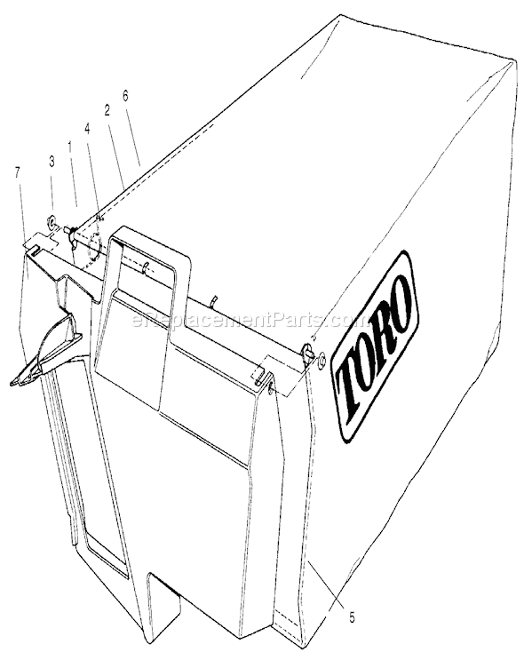 Toro 22038 (210000001-210999999)(2001) Lawn Mower One Line Title Diagram