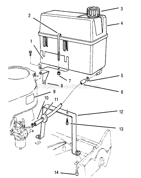 Toro 22040 (5900001-5999999)(1995) Lawn Mower Page E Diagram