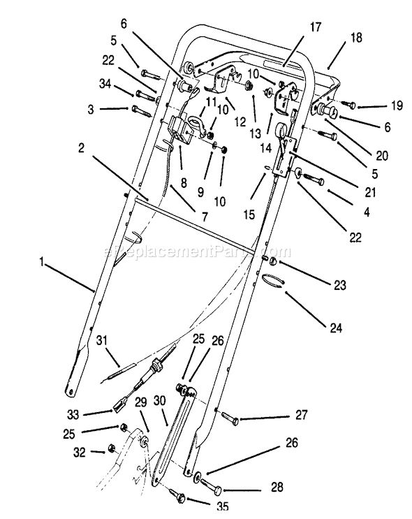 Toro 22040 (5900001-5999999)(1995) Lawn Mower Page I Diagram